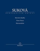 Sukova Piano Pieces piano sheet music cover